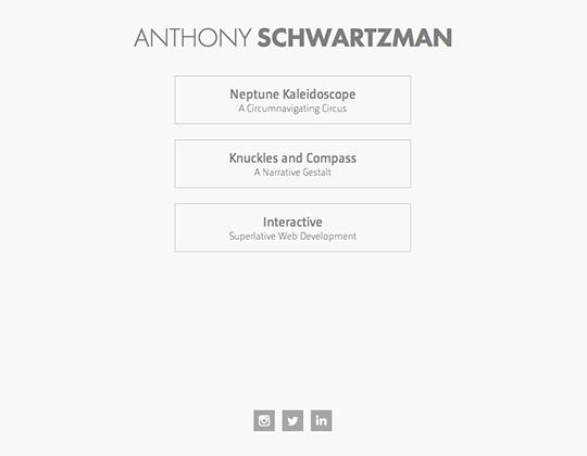 Anthony Schwartzman / Personal